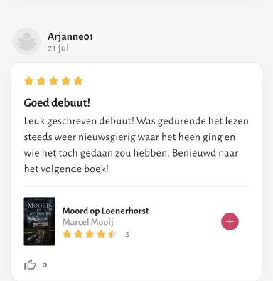 Recensie Hebban 21 juli 2026